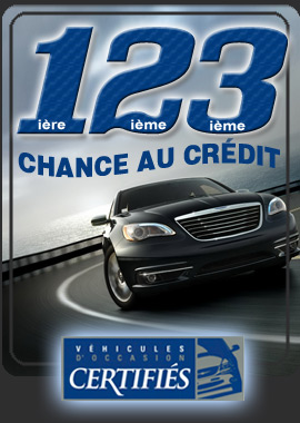 1ière, 2ième et 3ième chance au crédit